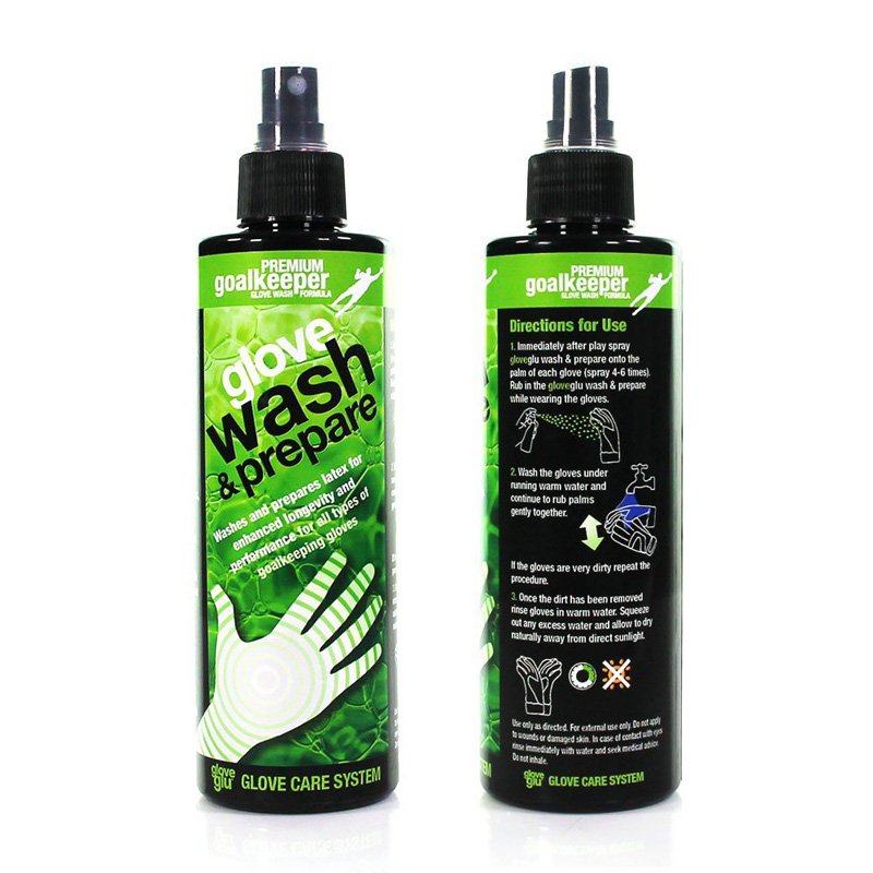 Gloveglu Wash 'N' Glu - Guantes de portero Contiene Gloveglu guante de