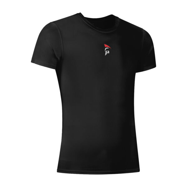 Gladiator Sports Compressie Shirt Korte Mouwen - Heren (Zwart)