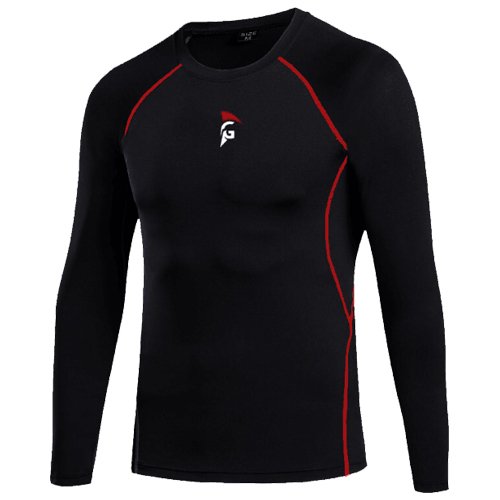 gladiator-zwart-compressieshirt-langemouw