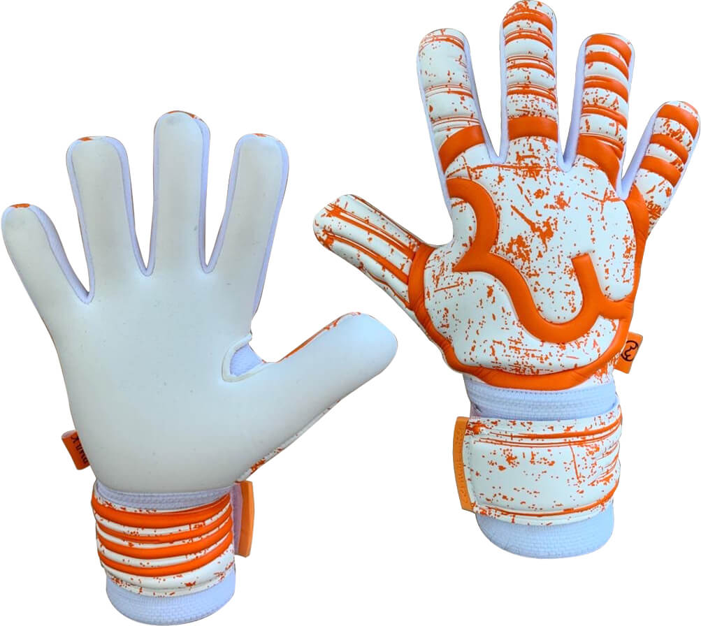 RWLK Future 1 White/Orange - Keepershandschoenen - Maat 7 Oranje