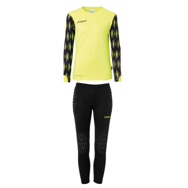 uhlsport_reaction_goalkeeper_set_junior_fluo_yellow_black