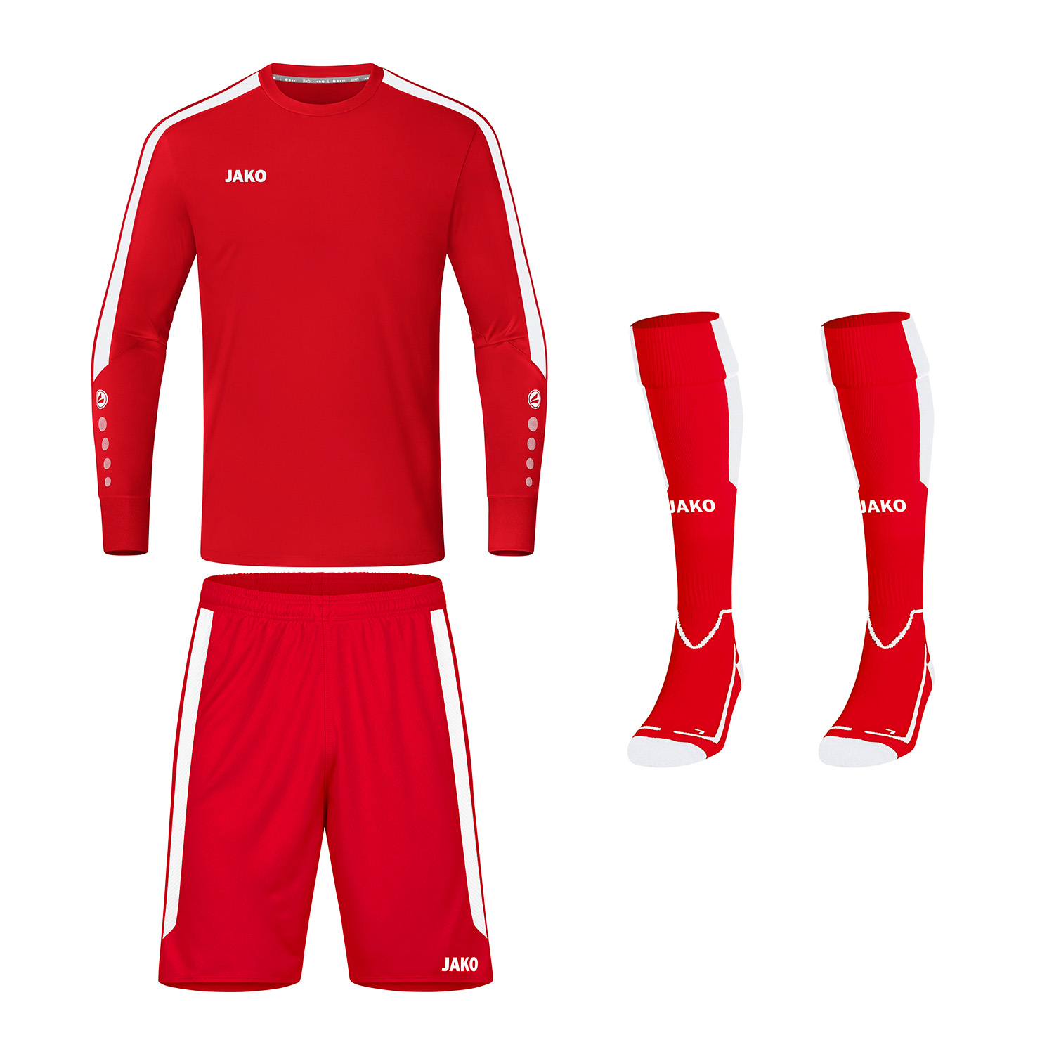 Jako Power Keeperstenue Rood