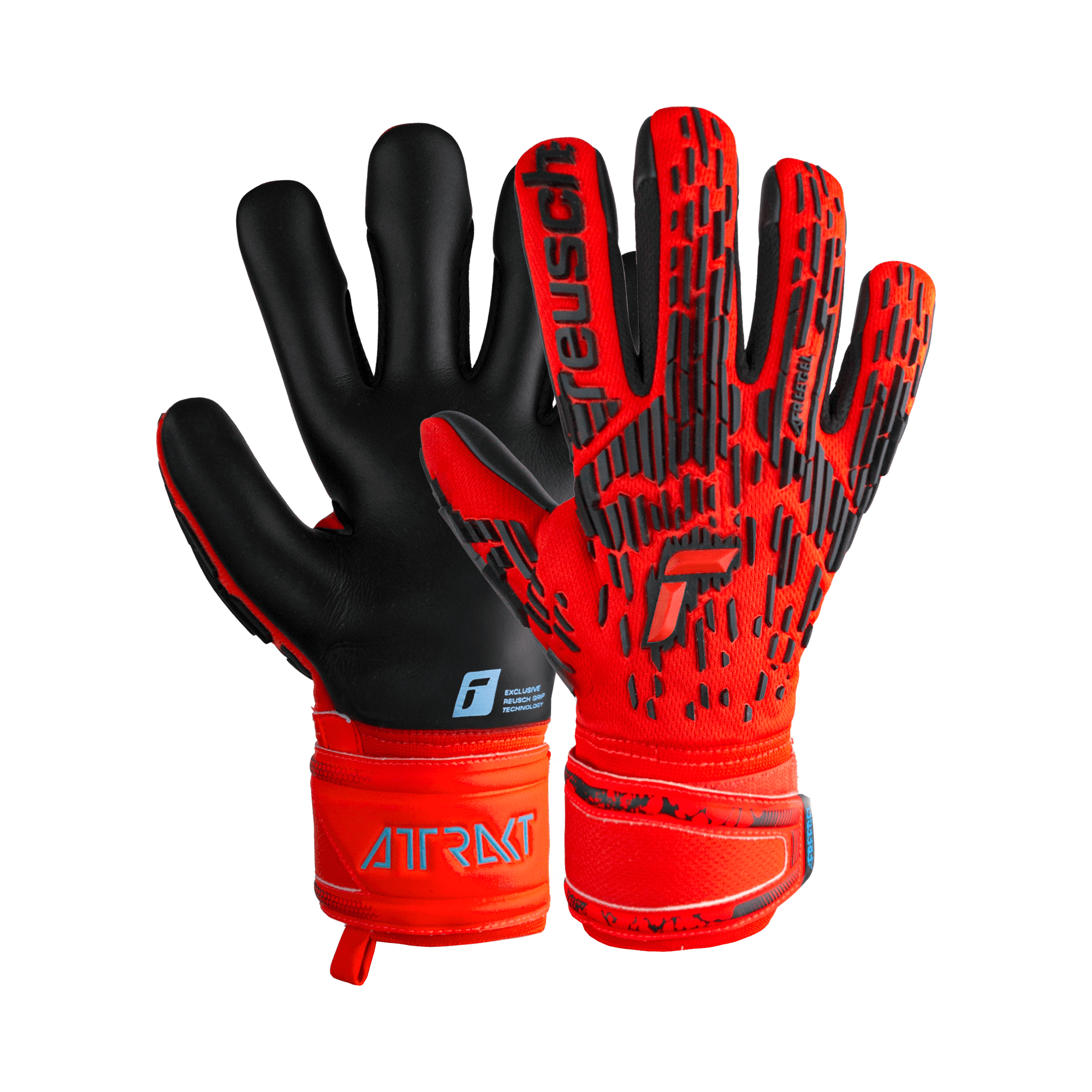 Reusch Attrakt Freegel Silver - Gant De Gardien Avec Mousse Silver, Grip Optimal Et Durable - Coupe Negative Cut, Confort Et Précision