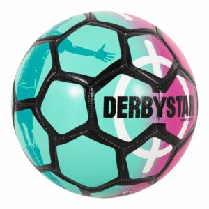 derby_star_street_soccer_ball_pink_green_zijkant