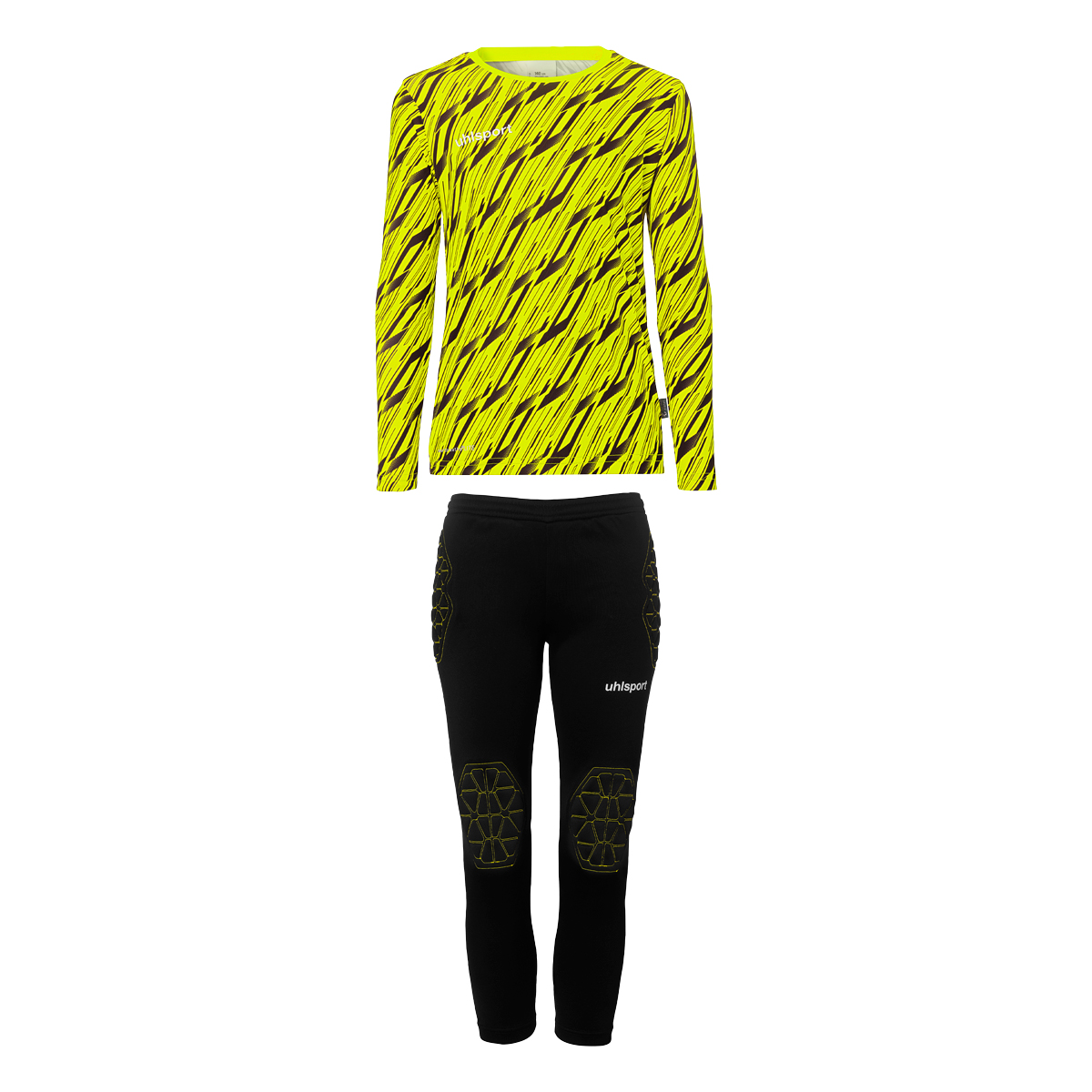 Uhlsport Progressive Goalkeeper Bundle Junior Fluo Yellow Black
