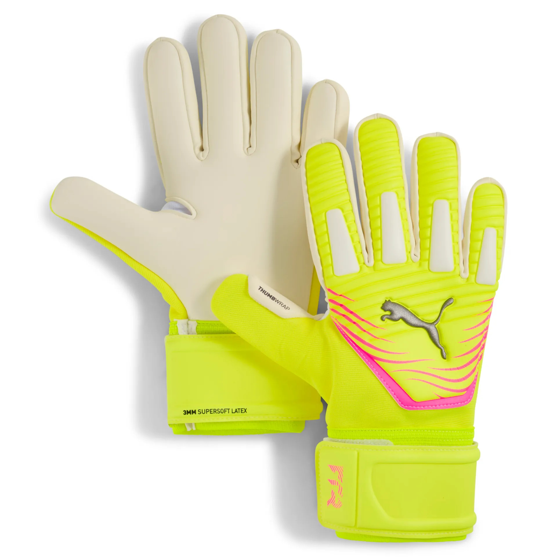 Puma Future Match NC Junior Yellow Alert - Keepershandschoenen - Maat 4