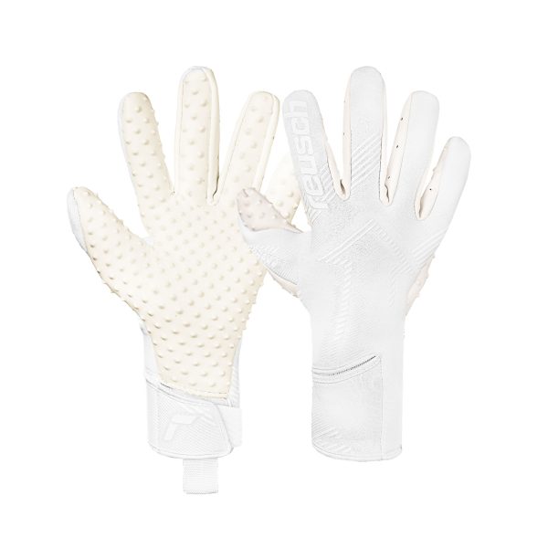 NAME: Fastgrip SpeedBump // PALM: Reusch Grip SpeedBump // CUT: Hybrid Negative Cut // FEATURES: Extended Grip Zone, SpeedBump, Ventilation channels, Preshaped Construction, 3D Thumb Crotch, Double Thumb Wrap, Side Wrap, AdaptiveFlex Closure System // COLOUR: 1100 white