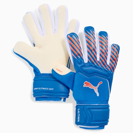 Puma Ultra Pro JR NC Blue Orange - Keepershandschoenen - Maat 4