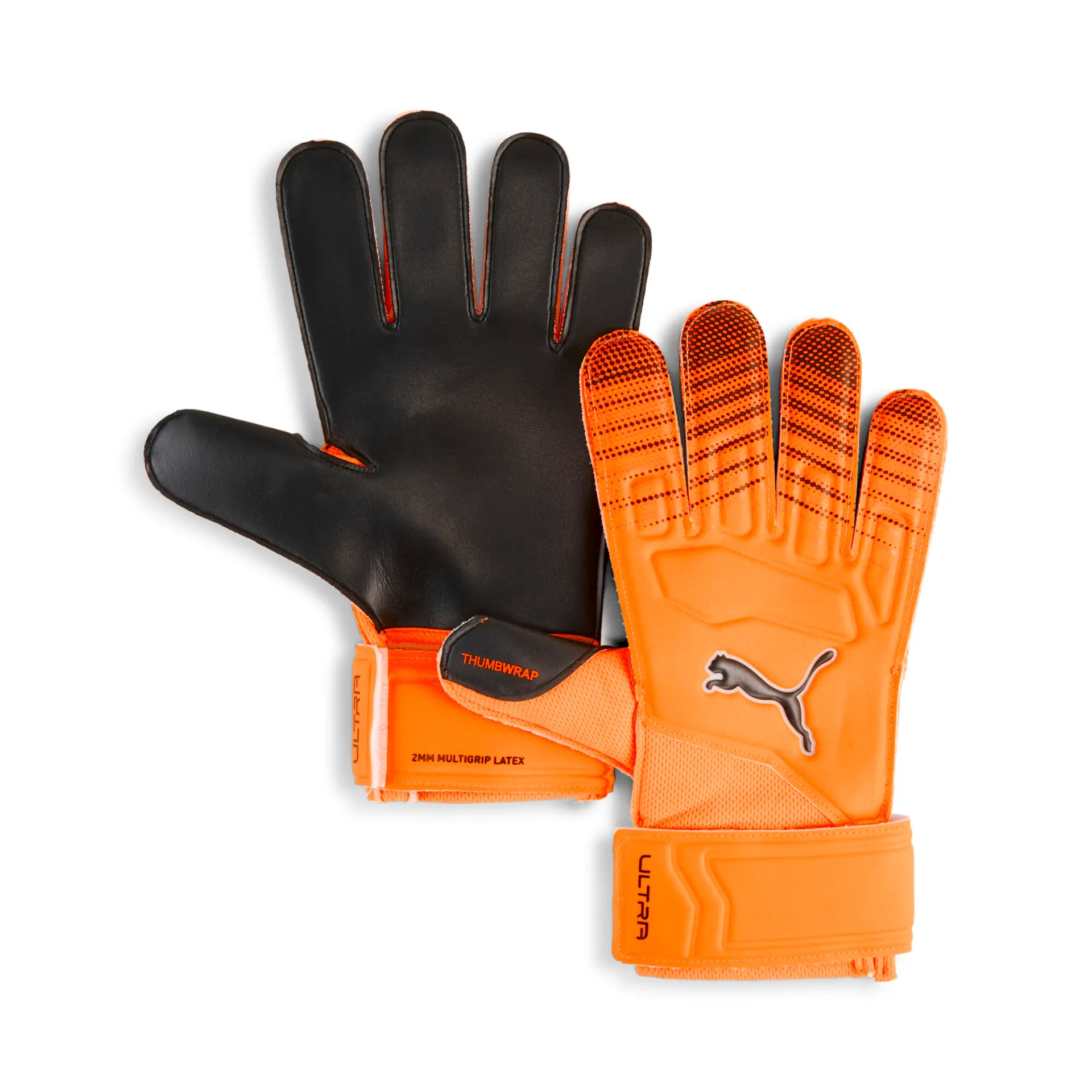 Puma Ultra Play RC Fluo Orange Black - Keepershandschoenen - Maat 4