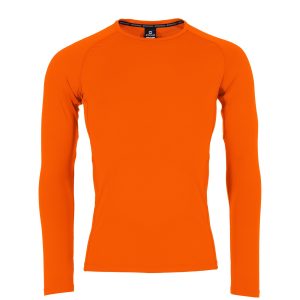 stanno_core_baselayer_long_sleeve_oranje_voorkant