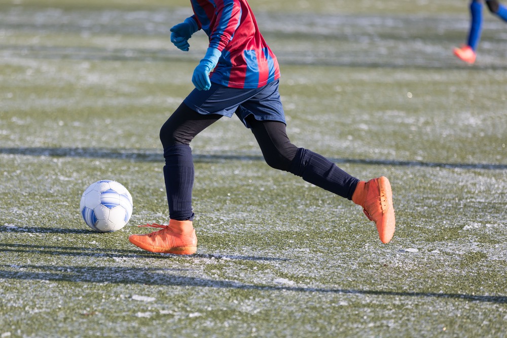 wanneer thermokleding dragen bij het voetballen
