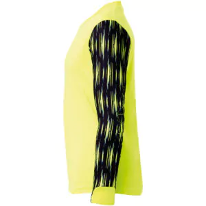 uhlsport_reaction_goalkeeper_set_junior_fluo_yellow_black_shirt_zijkant