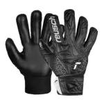Reusch Attrakt Starter Solid Finger Support Junior Black