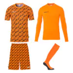Uhlsport Progressive Goalkeeper Bundle Fluo Orange Black