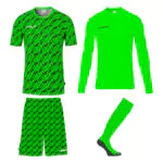 Uhlsport Progressive Goalkeeper Bundle Fluo Green Black