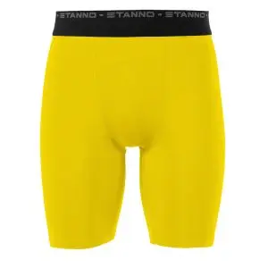 stanno_core_baselayer_shorts_yellow_voorkant