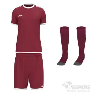 Jako_one_keeperstenue_bordeauxrood_korte_mouwen